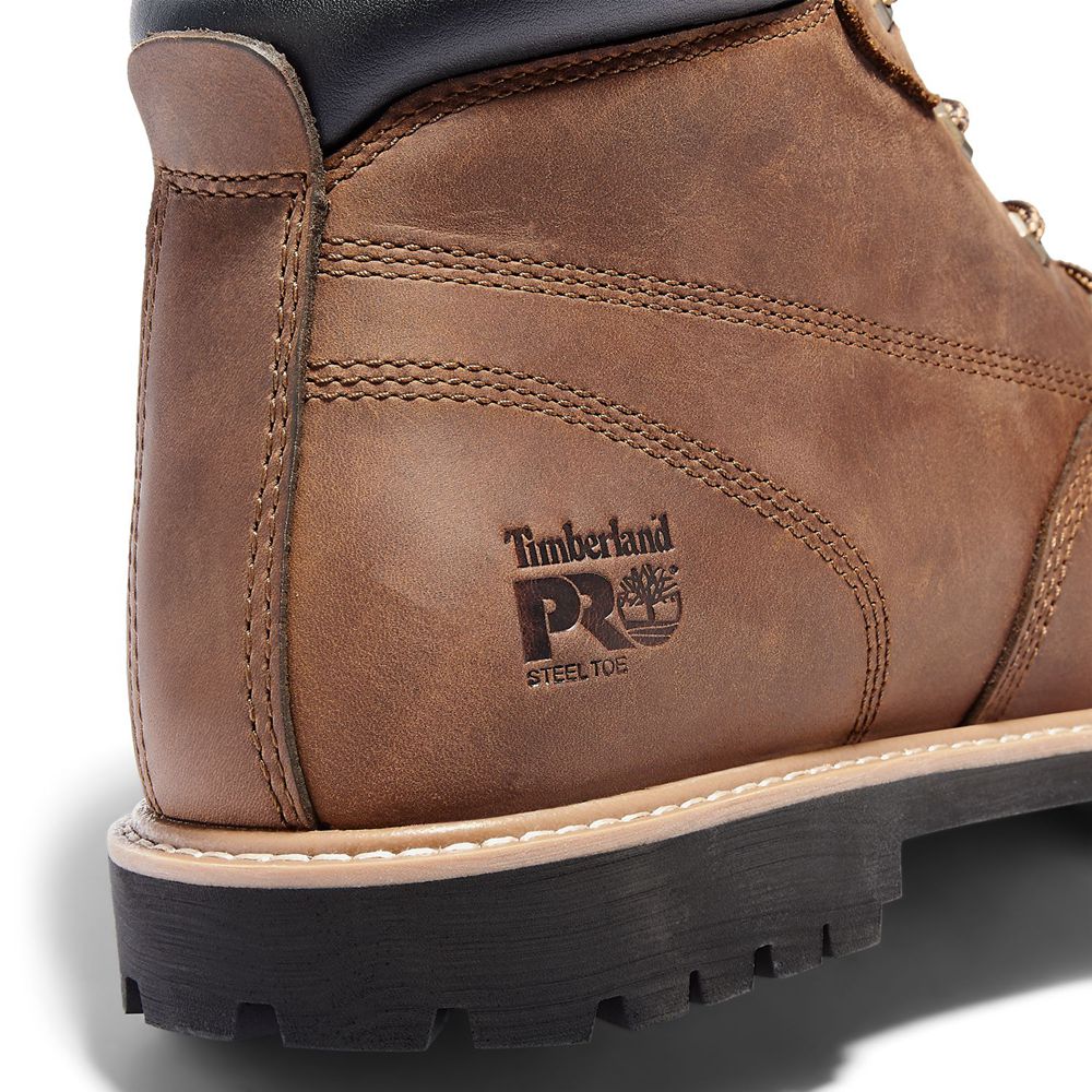 Bocanci De Muncă Timberland Barbati Maro - Pro® Gritstone Steel Toe - Romania - UKZHDY705